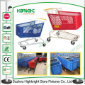Comercio al por mayor de Plastic Hand Shopping Trolley Cart
